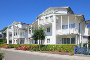 Balkon, gratis Nutzung vom AHOI Erlebnisbad und Sauna in Sellin - Villa Karola FeWo 12 in Göhren